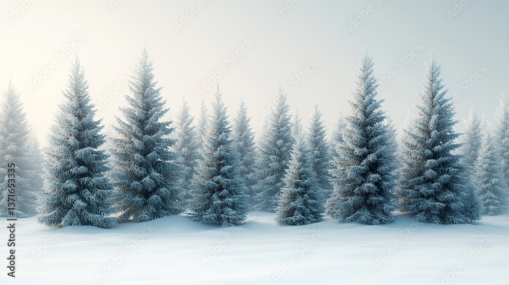 Snowy fir trees create a winter border on a light background, offering a serene and minimalist backdrop for winter or holidaythemed designs. Snowy fir trees create a winter border on a light background, offering a serene and minimalist backdrop for winter or holidaythemed designs.