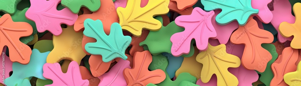 Obraz premium Colorful Autumn Leaves Background (2)