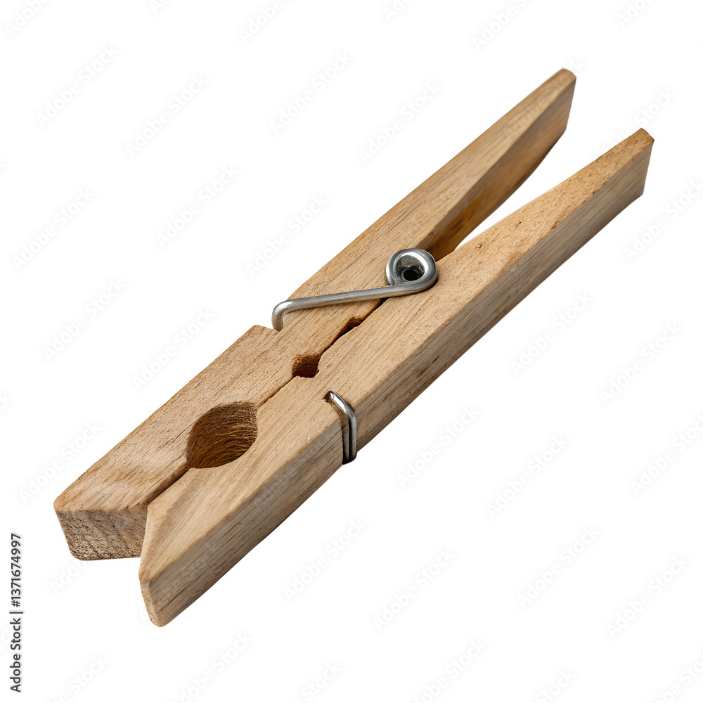 Wooden Clothespin Isolated on Transparent Background for Laundry and Craft Use Wooden Clothespin Isolated on Transparent Background for Laundry and Craft Use