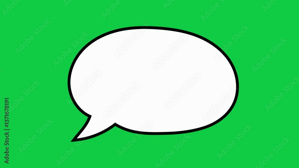 Bla bla bla Doodle Lettering Speech bubble Animation Bla bla bla Doodle Lettering Speech bubble Animation