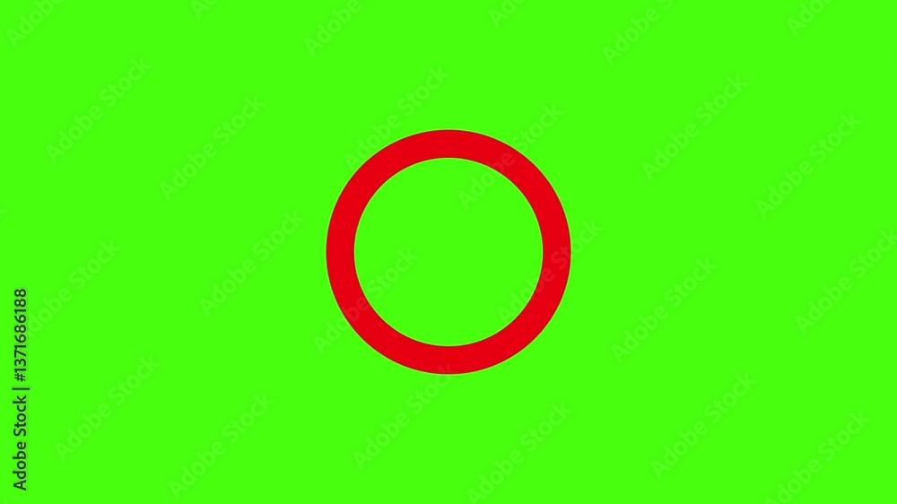 Abstract loading progress circle on green background with smooth animation. Abstract loading progress circle on green background with smooth animation.