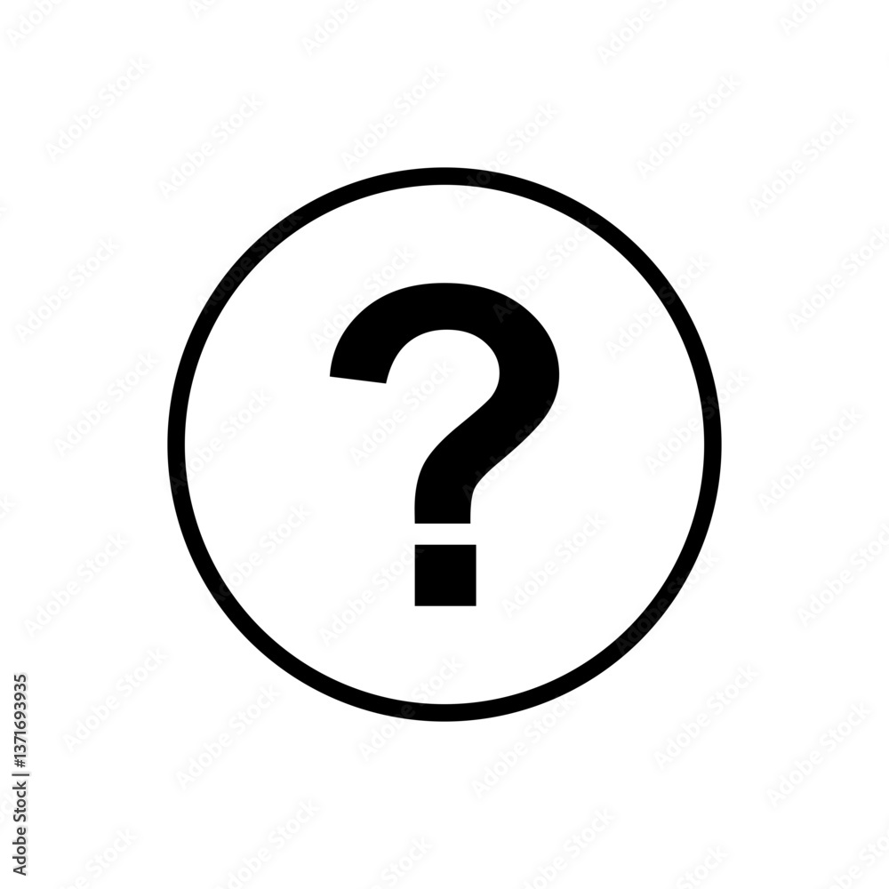 illustration of ask icon for ui/ux illustration of ask icon for ui/ux