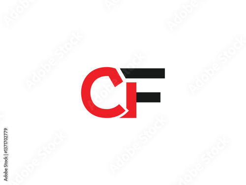 CF Letter Logo design Vector Art, CF Icons, and Graphics	
