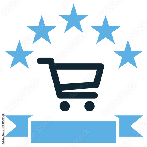 Market trust icon vector representing reliability, credibility, and customer confidence. Ideal for brand loyalty, reputation, and business success.