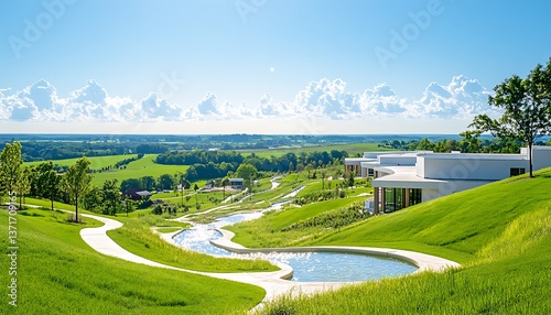Hilltop Villas with Scenic Vista.