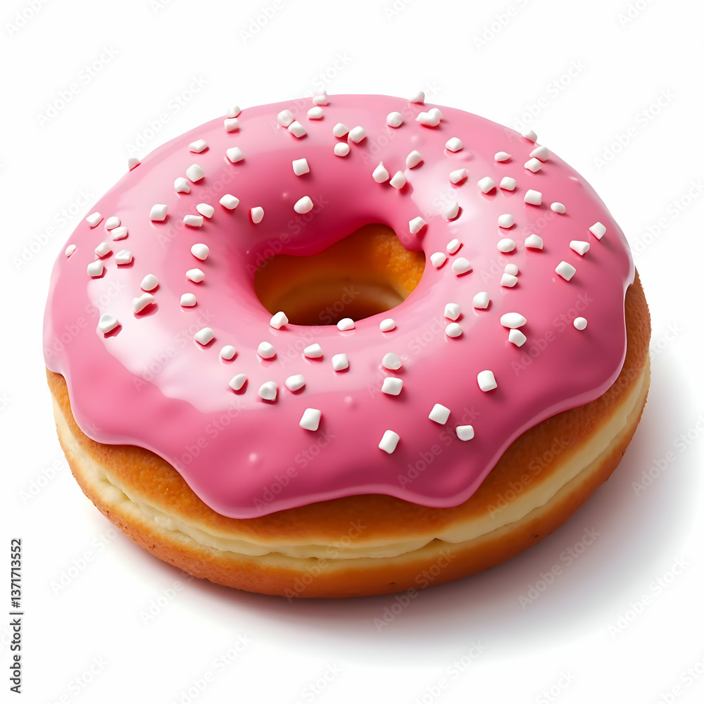 Strawberry Frosted Donut Strawberry Frosted Donut