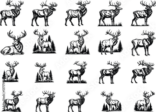 Elk svg bundle