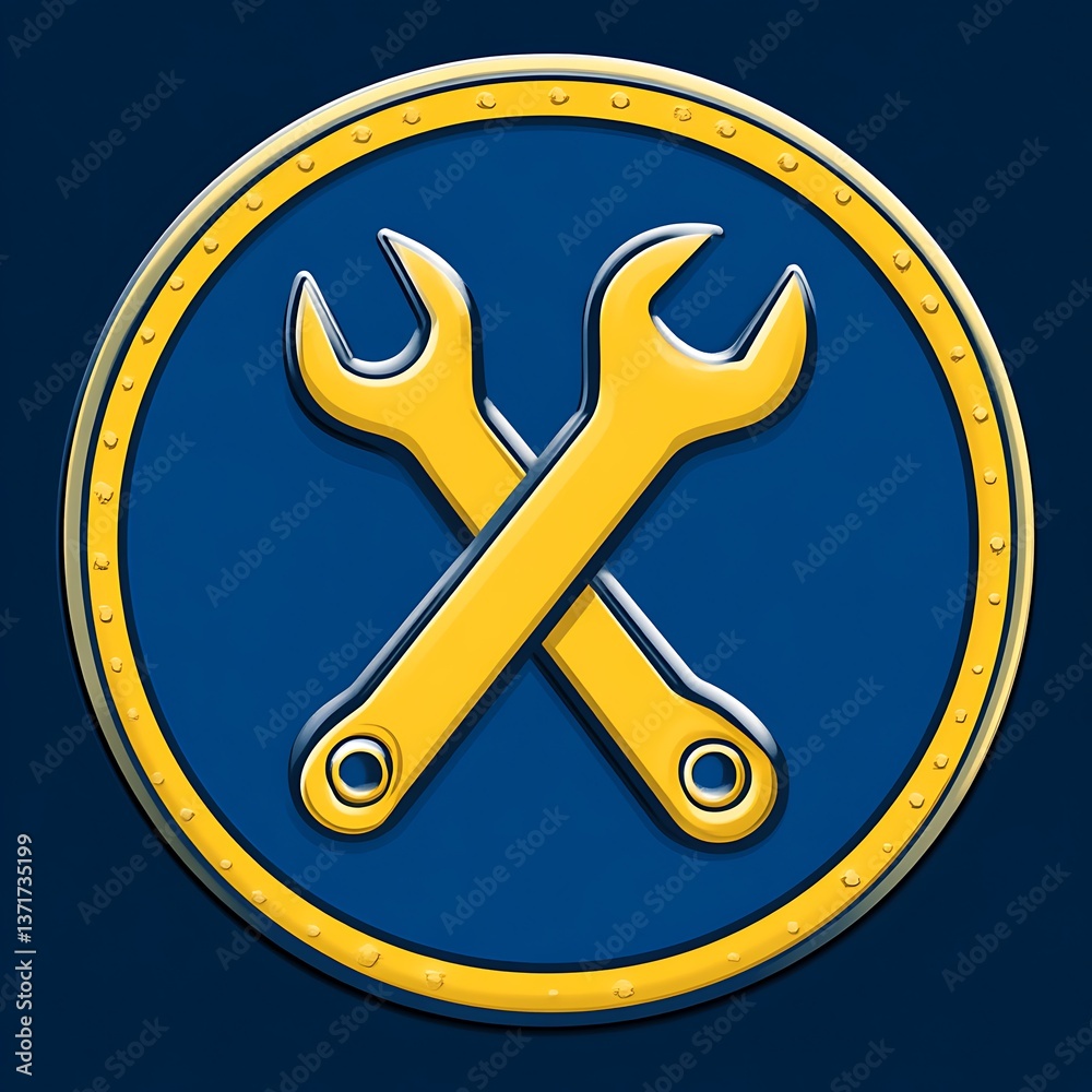 Abstract Mechanic Tools Logo Abstract Mechanic Tools Logo