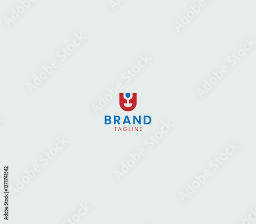 Letter U with Cafe Glass logo design, useful for any type of brand. 
