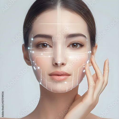 Cosmetic Facial Skin Precision Analysis