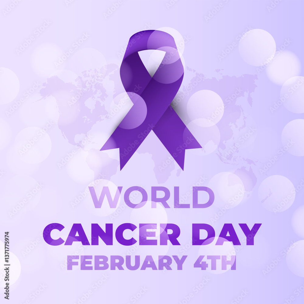 Fototapeta premium World Cancer Day - February 4th (1)