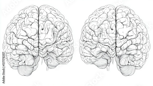 Human Brain Anatomy Illustration (2)