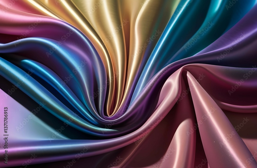 Obraz premium abstract background with multicolored fabric