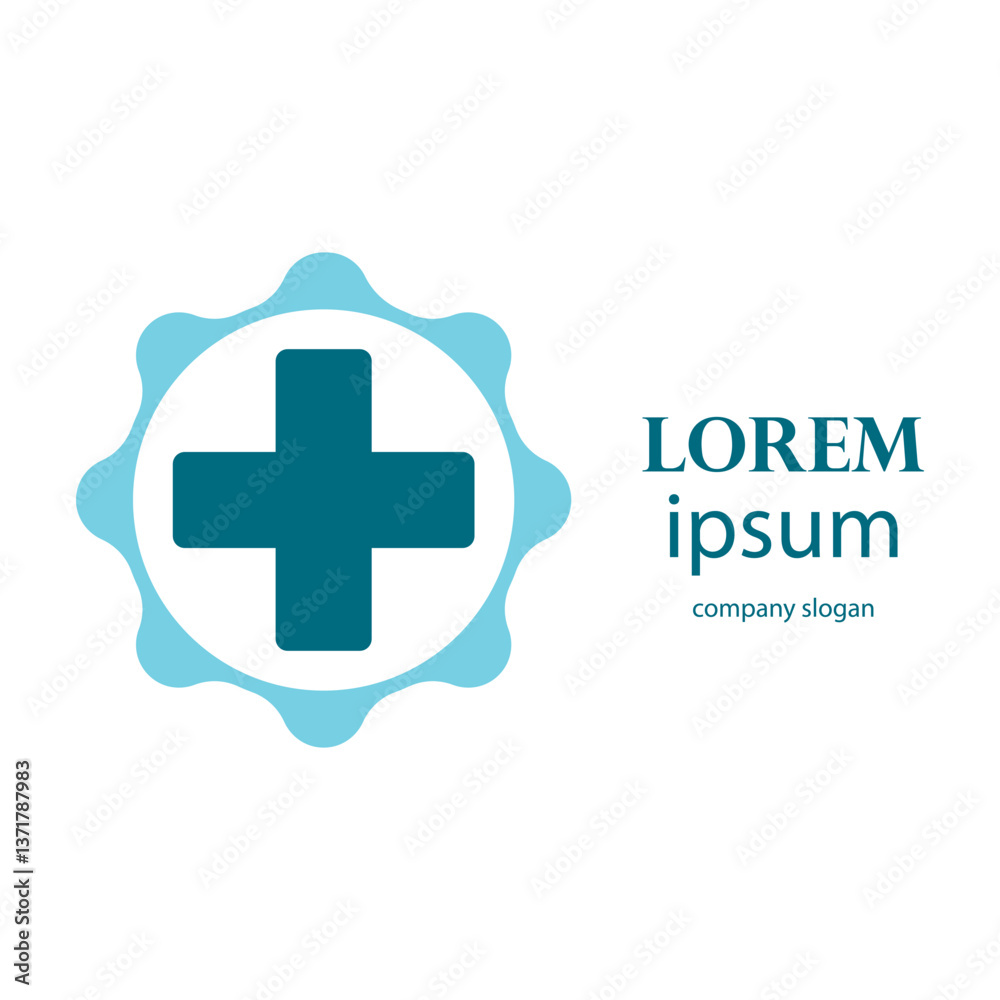 Obraz premium hospital and health clinic logo design