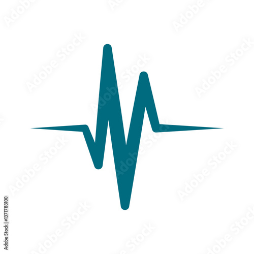 heartbeat health line logo design