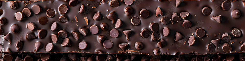 Fototapeta premium Luxury Dark Chocolate with Artisan Cocoa Bar