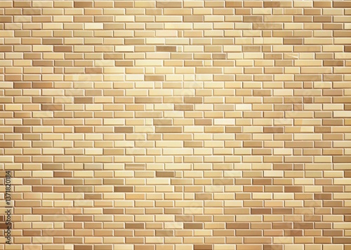 Beige Brick Wall Seamless Texture Abstract Background