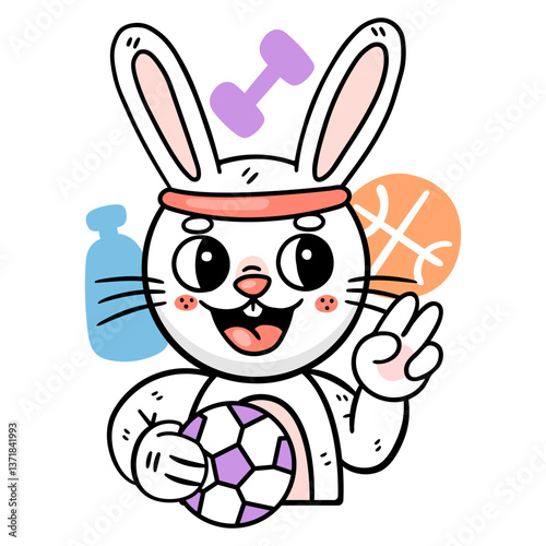  Ronnie The Bunny is all about physical education and staying active! 