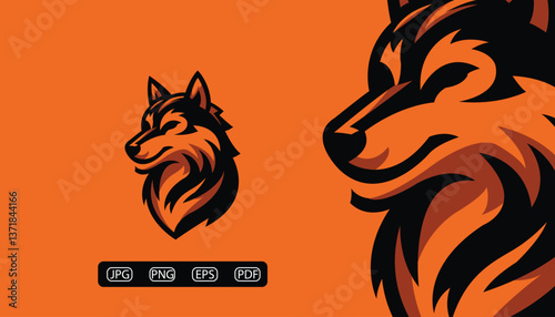 Clever Fox Mascot Logo - Sleek Vector Design