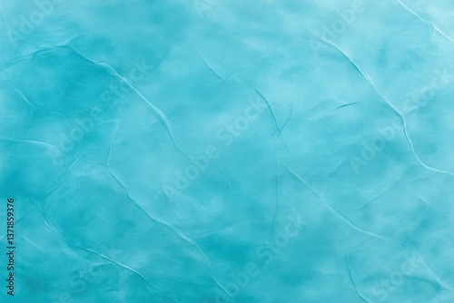 Aqua blue wrinkled texture