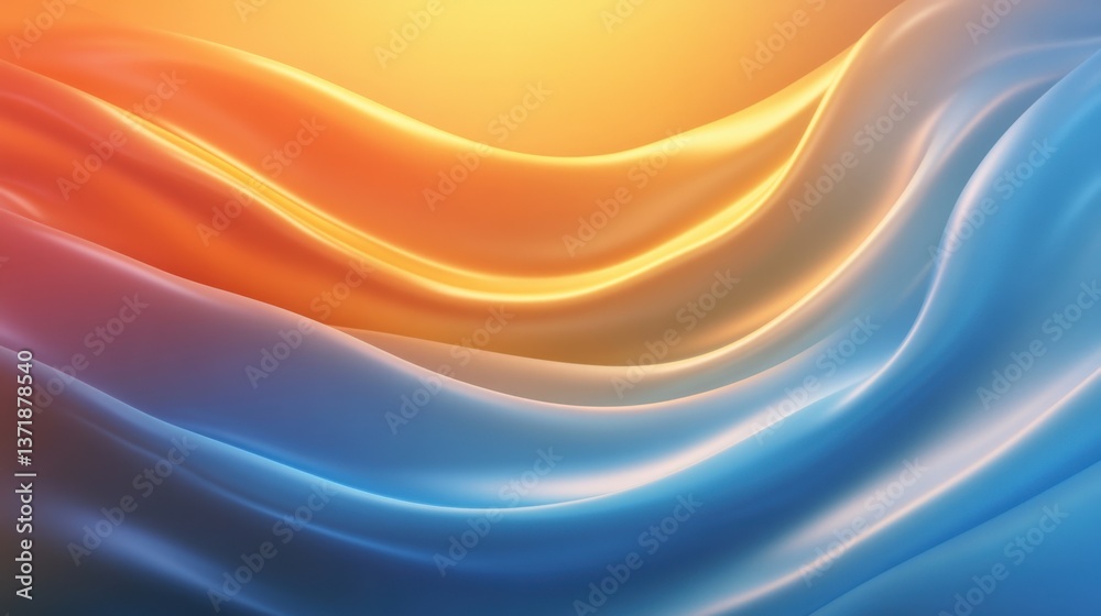 Obraz premium Abstract flowing gradient