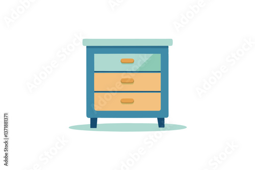 wooden cabinet with drawers