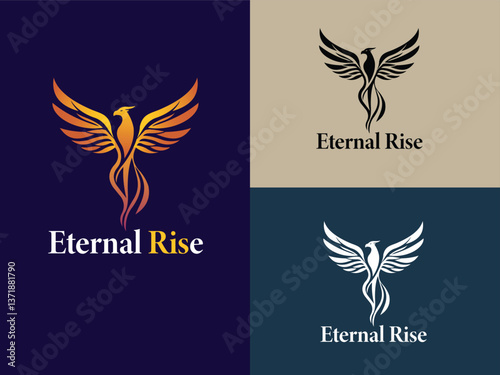 Phoenix Symbolism: A symbolic illustration of a phoenix rising, evoking themes of rebirth and eternal growth.
