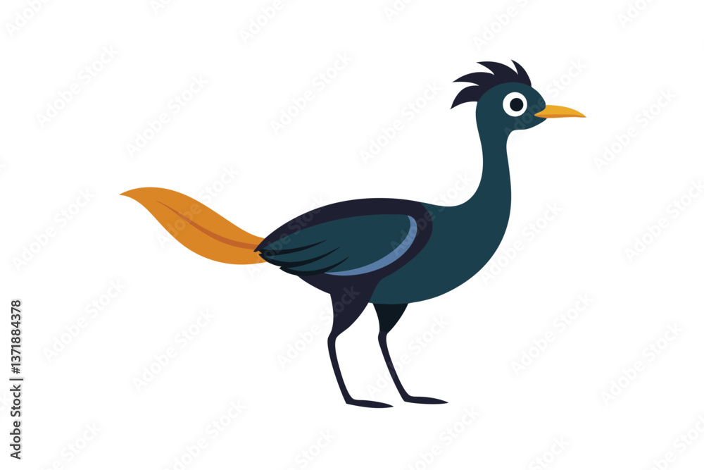 Naklejka premium peacock isolated on white background