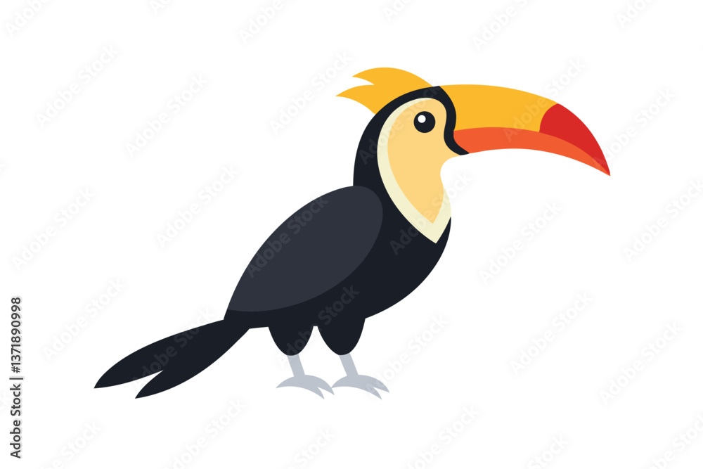 Fototapeta premium toucan isolated on white background