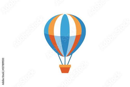 vector hot air balloon
