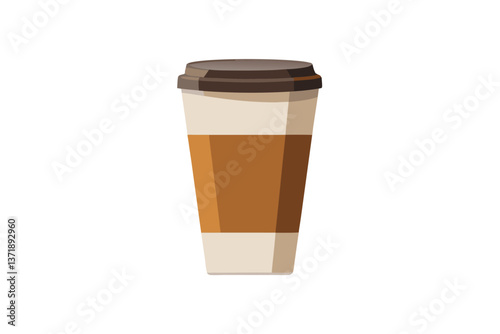 coffee cup isolated on white background