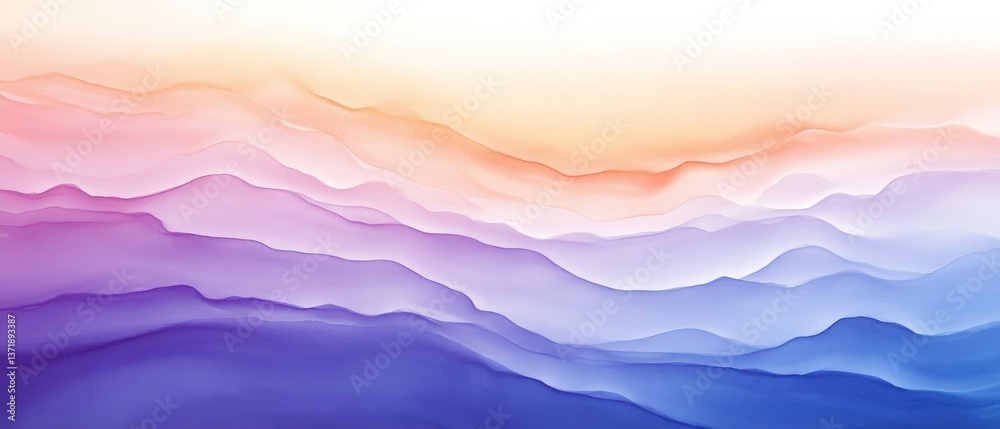 Abstract mountain watercolor background Abstract mountain watercolor background