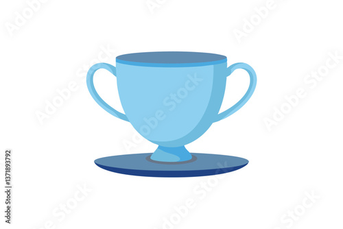 cup isolated on white