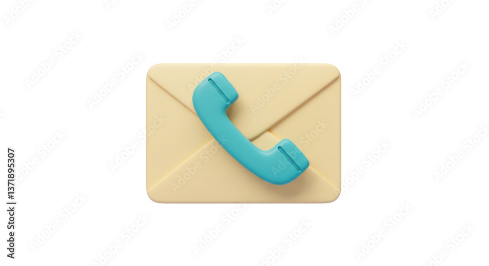 Isolated Envelope with Phone Receiver Contact Us Isolated Envelope with Phone Receiver Contact Us