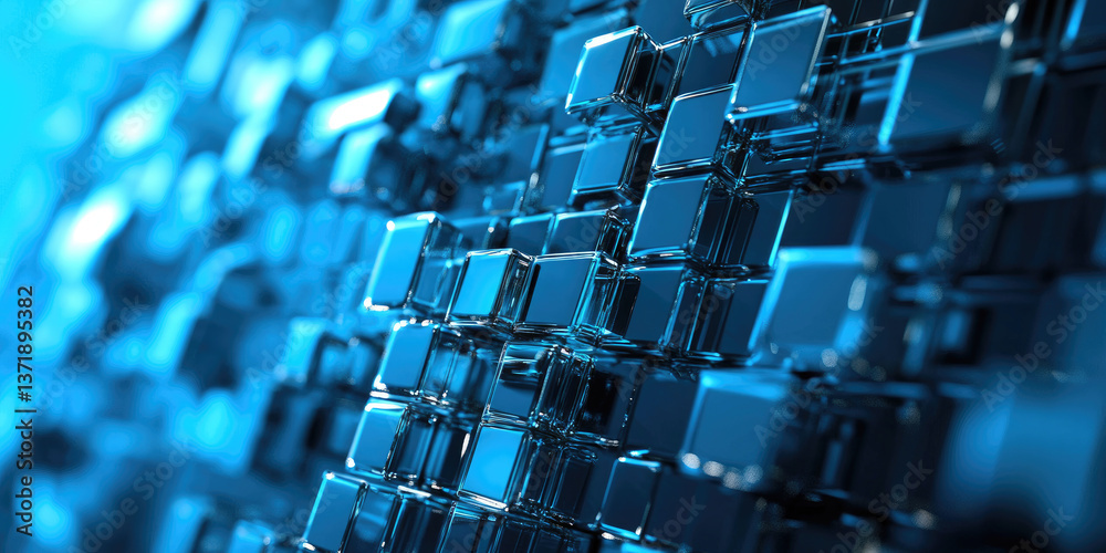 Naklejka premium A Cybernetic Fortress Where Walls Move and Shift for Futuristic, Cyberpunk, and Sci-Fi Design Projects