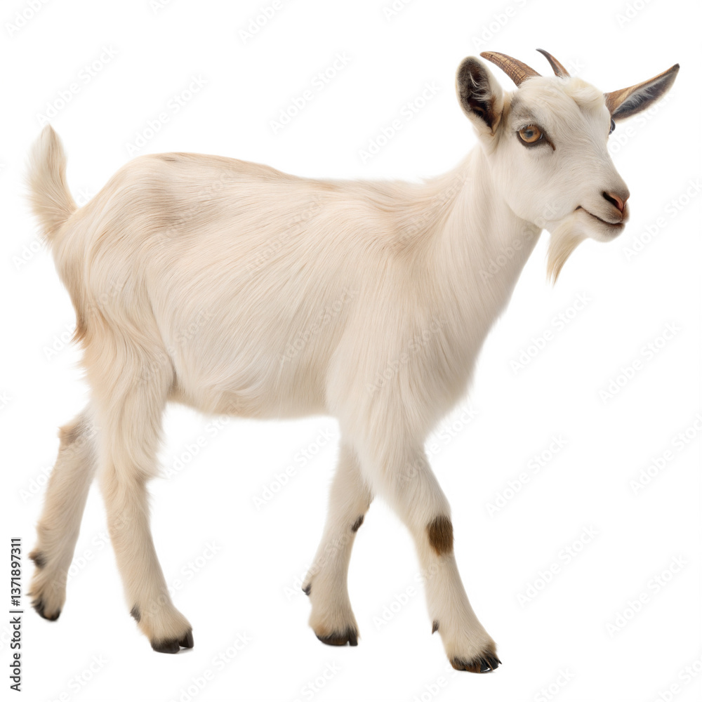 Obraz premium Goat AI Generated Image