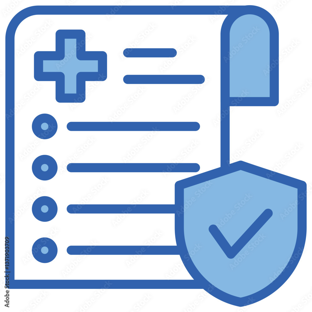 Health Policy Blue White Icon Health Policy Blue White Icon