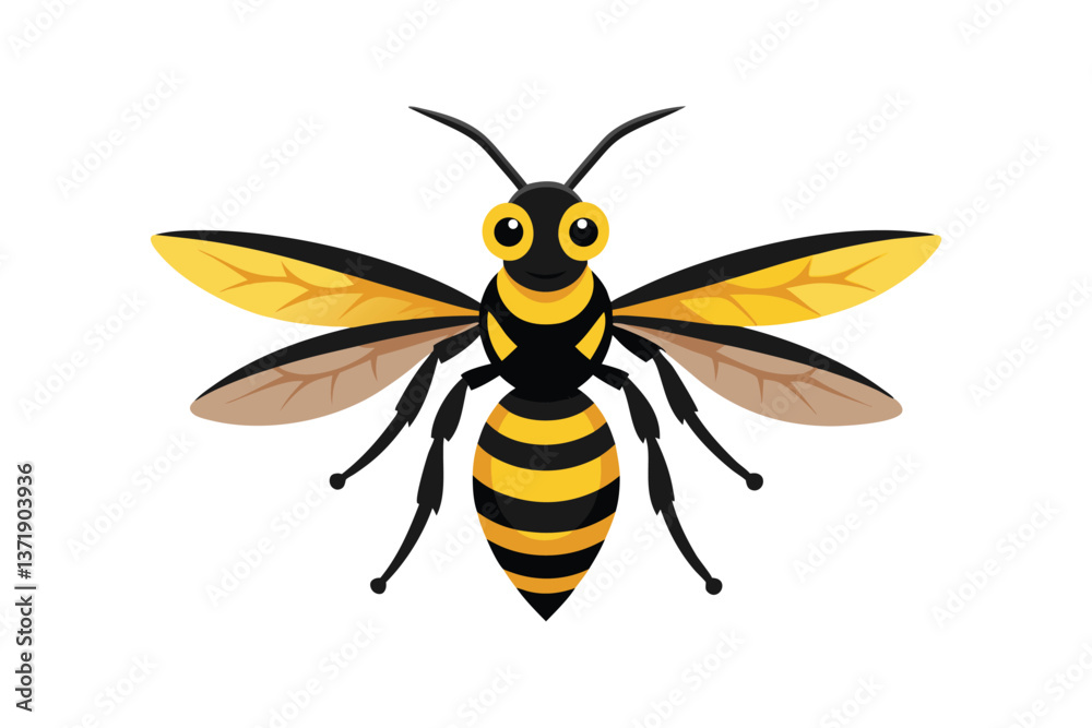 bee isolated on white background bee isolated on white background