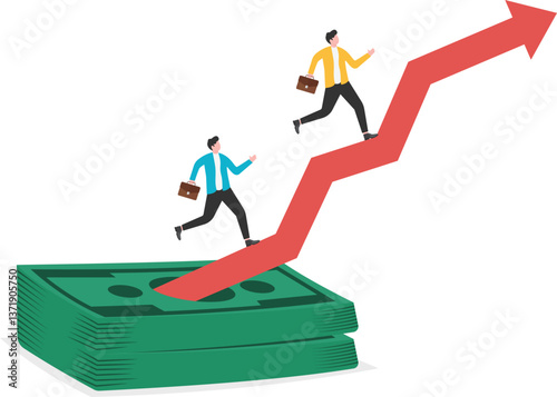Business people investment and success concept

