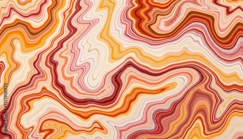 Wallpaper Mural Colorful swirling ink texture, abstract beauty in motion Torontodigital.ca