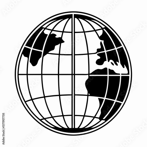 3D globe in a cage symbolizing global connections and travel