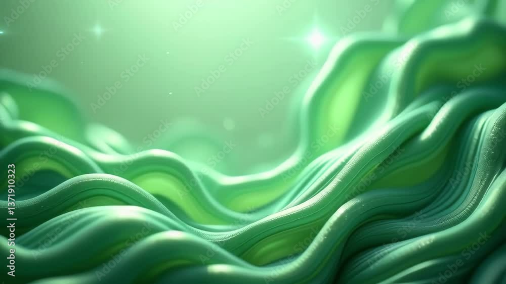 A green, wavy line with a bright green background A green, wavy line with a bright green background