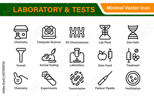  Public utilities linear signed icon collection. Signed thin line icons collection. Set of public utilities simple outline icons.