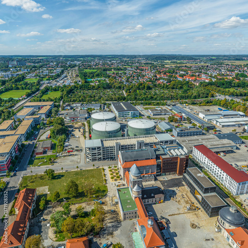 Fotografi Augsburg in Schwaben, die westlichen Stadtbezirke rund um den Holzweg in Oberhau