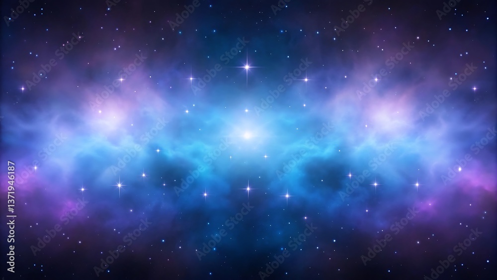 Fototapeta premium Cosmic nebula, stars, and galaxies in space.