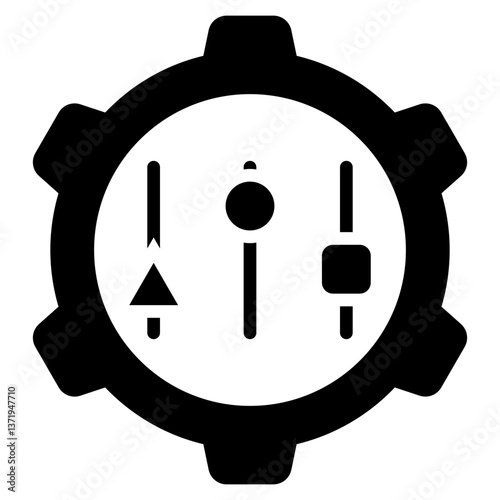 Adaptability Glyph Icon