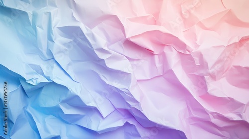 Wallpaper Mural Soft Pastel Crumpled Paper Background in Shades of Blue and Pink for Creative Design Projects Torontodigital.ca