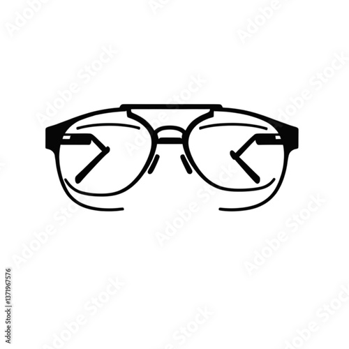 眼鏡のイラスト｜Eyeglasses Illustration