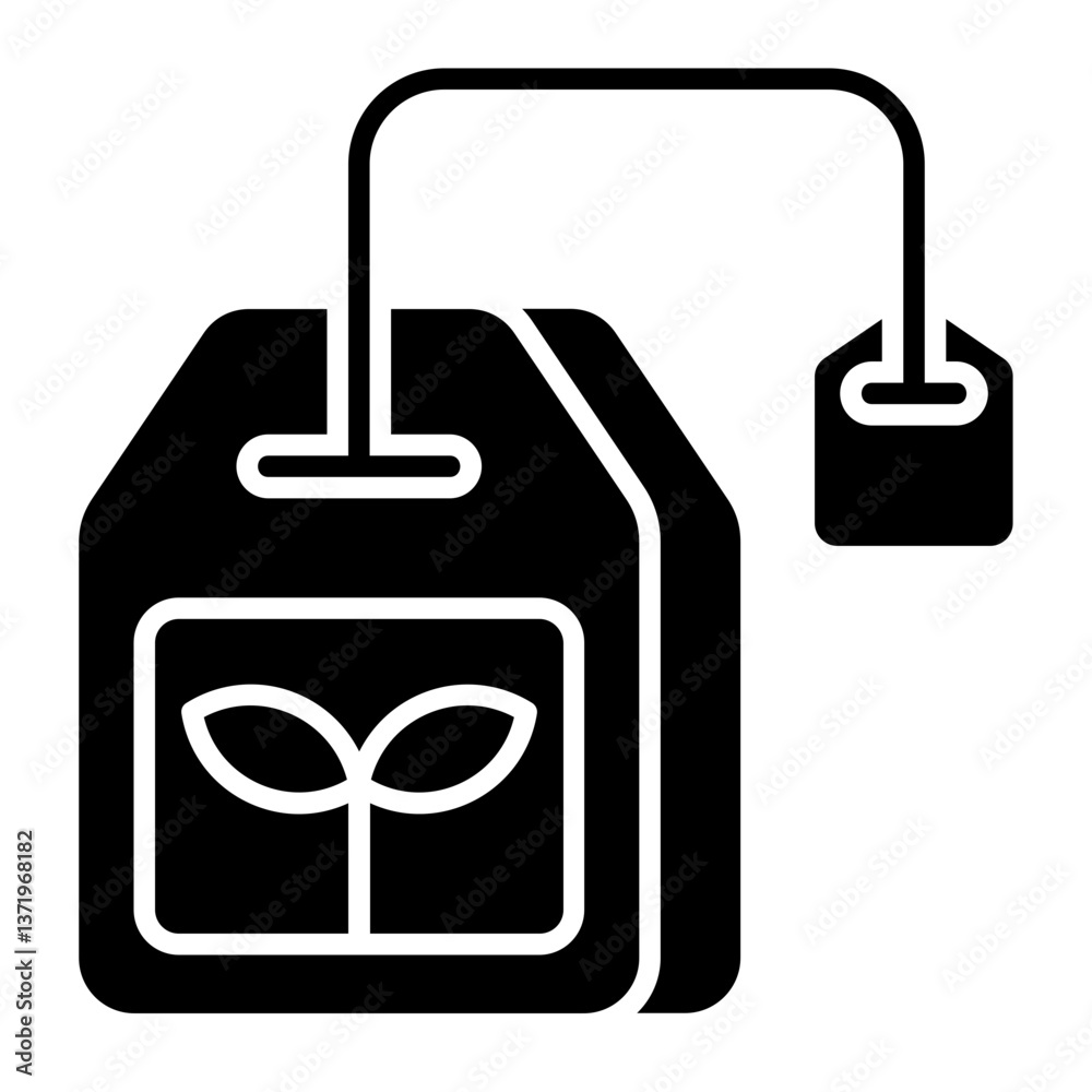 Obraz premium Teabag Icon