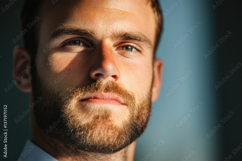 Obraz premium Man portrait with beard